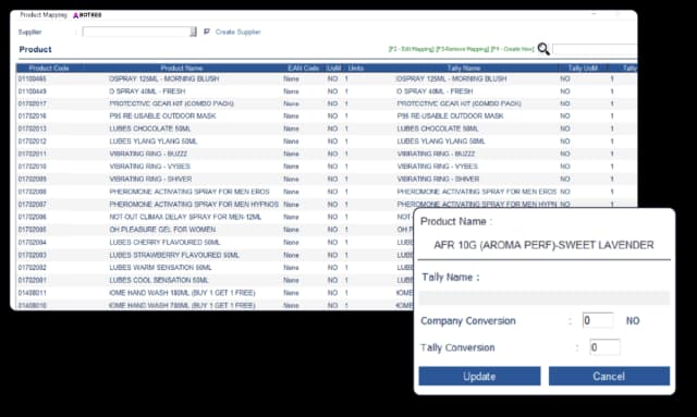 Botree Data Mapping Extraction