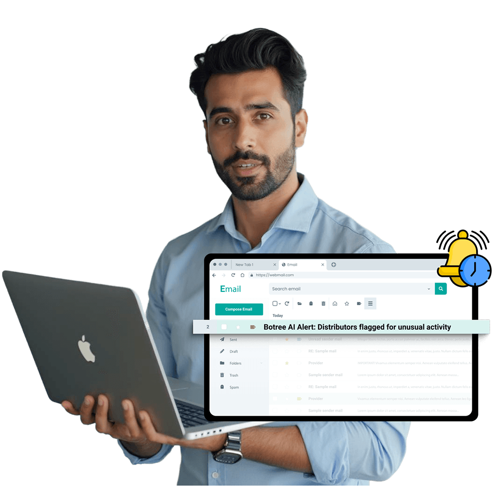 Botree fraudulent man image